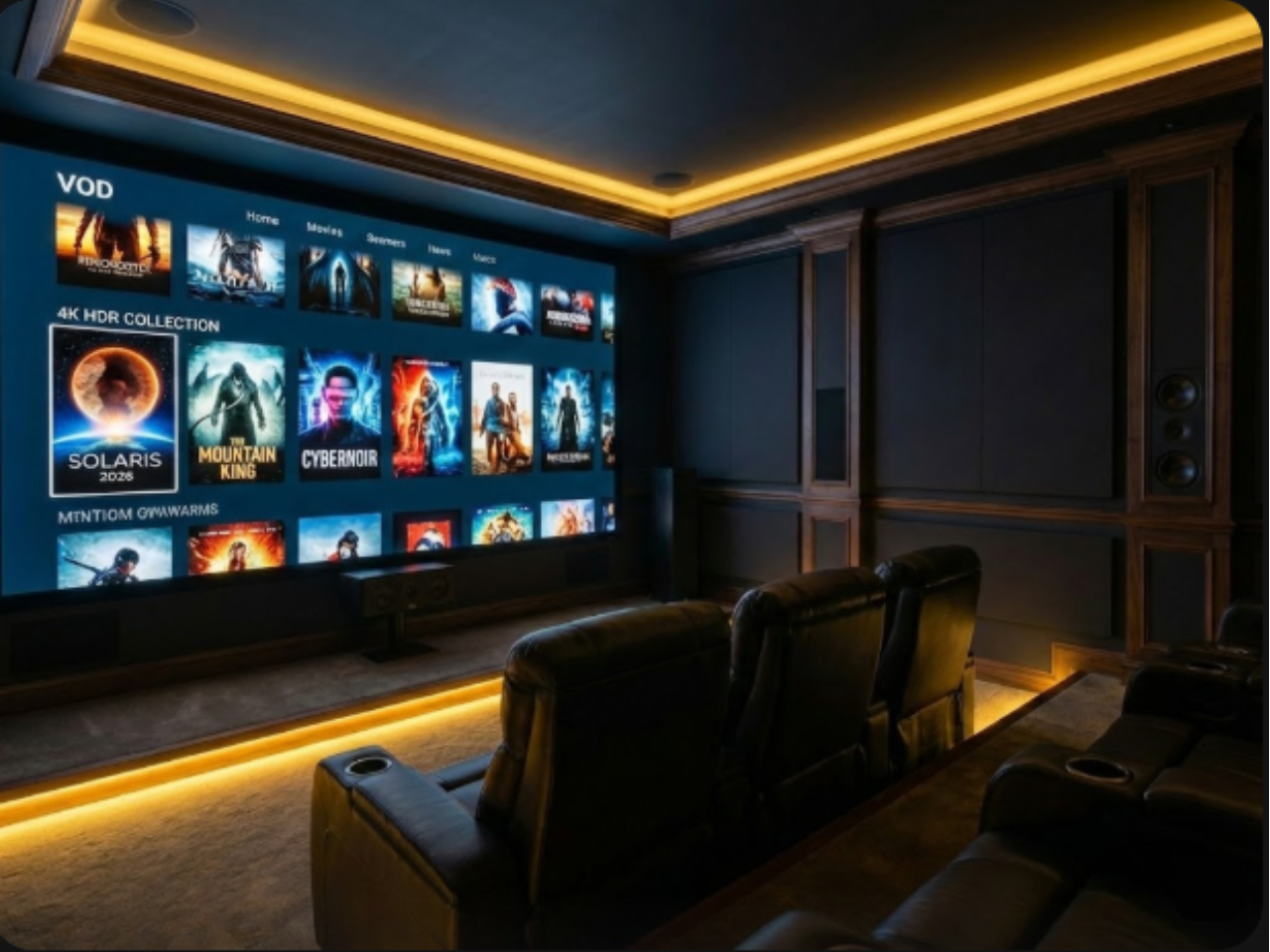 IPTV Schweiz VOD Bibliothek - 4K Filme und Serien 2026